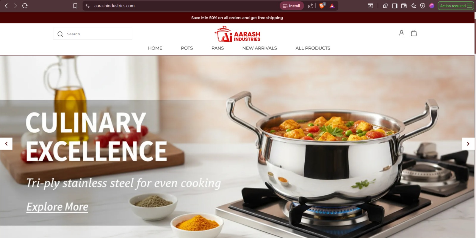 Aarash Homepage